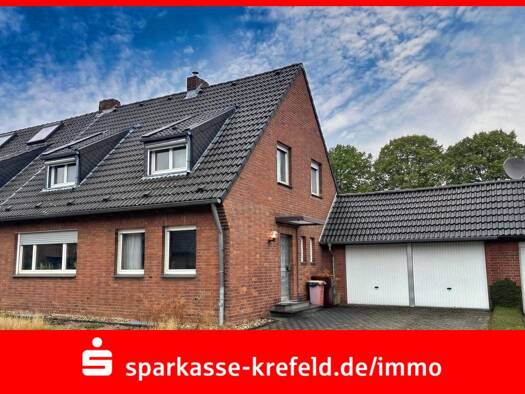 Doppelhaushälfte zum Kauf 370.000 € 6 Zimmer 125 m² 679 m² Grundstück frei ab sofort Hüls Krefeld 47839