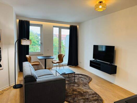 Wohnung zur Miete 1.362 € 2 Zimmer 50 m² 4. Geschoss frei ab sofort Waldstraße 2a Zentrum-Nordwest Leipzig 04105