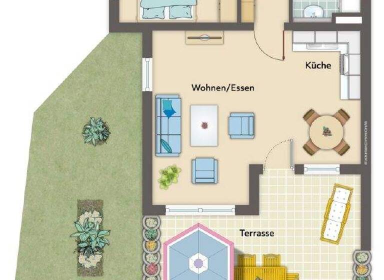 Wohnung zum Kauf 220.000 € 2 Zimmer 53 m² Hochberg Remseck 71686
