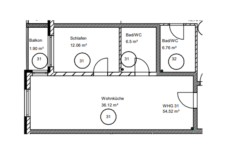 Wohnung zur Miete - Erstbezug 829 € 1,5 Zimmer 54,5 m² frei ab 01.04.2026 Mankham 72-78 Mankham Feichten an der Alz 84550