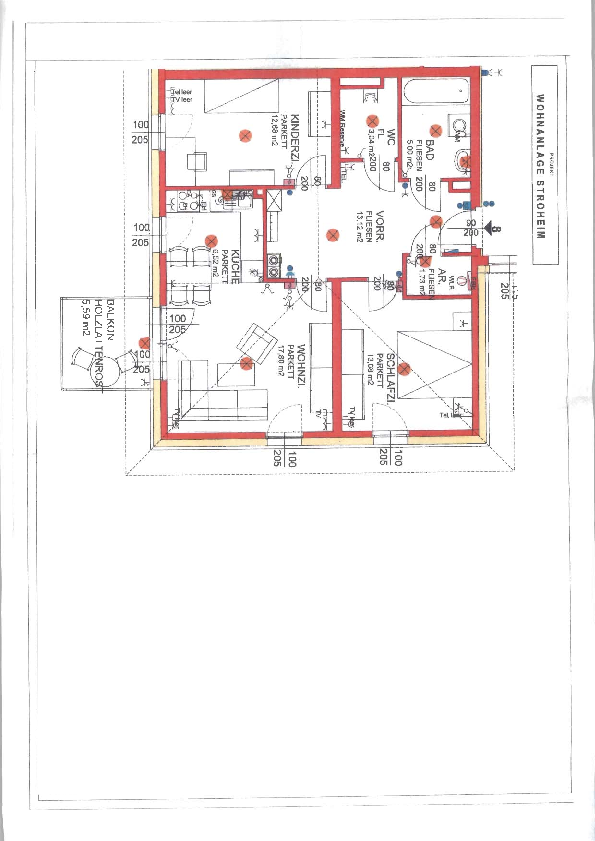 Wohnung zur Miete 609 € 3 Zimmer 73,1 m²<br/>Wohnfläche 2.<br/>Geschoss 01.02.2025<br/>Verfügbarkeit Stroheim Nr. 89 Stroheim 4074