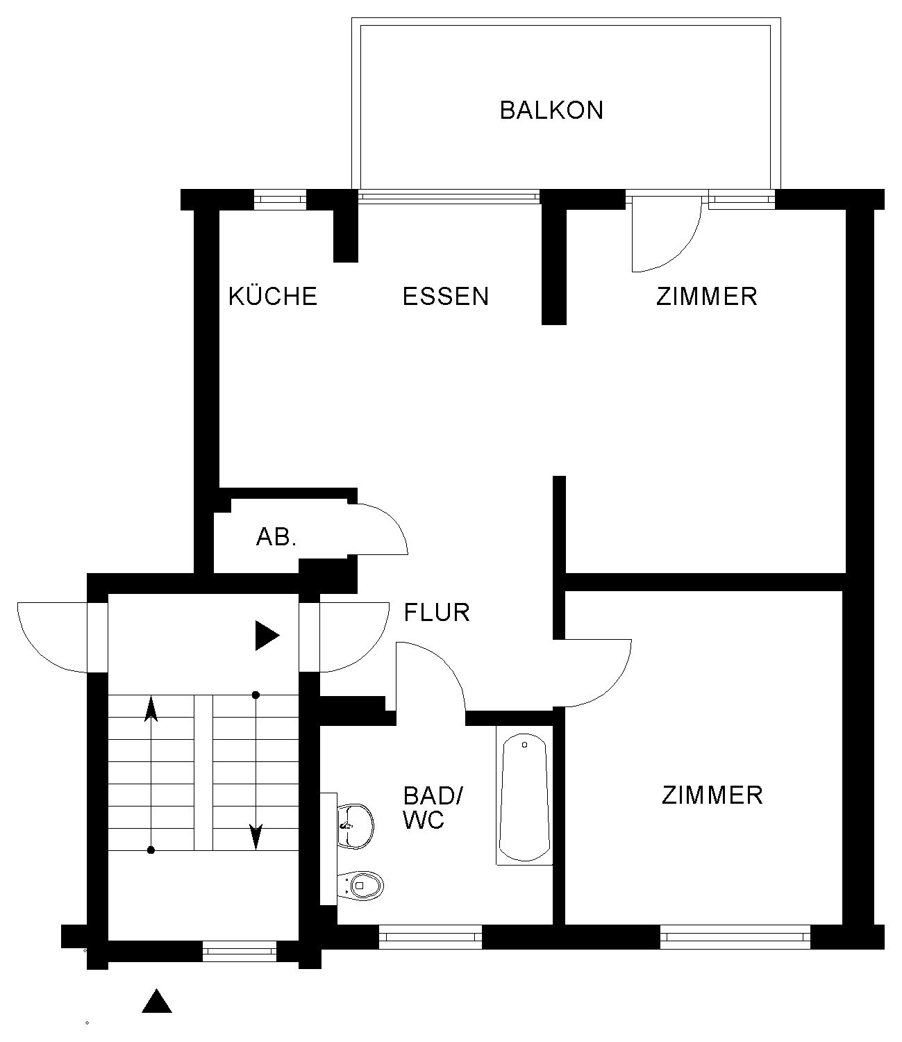 Wohnung zur Miete 580 € 2 Zimmer 64,8 m²<br/>Wohnfläche 2.<br/>Geschoss 01.02.2025<br/>Verfügbarkeit Vogtlandweg 5 Laagberg Wolfsburg 38440