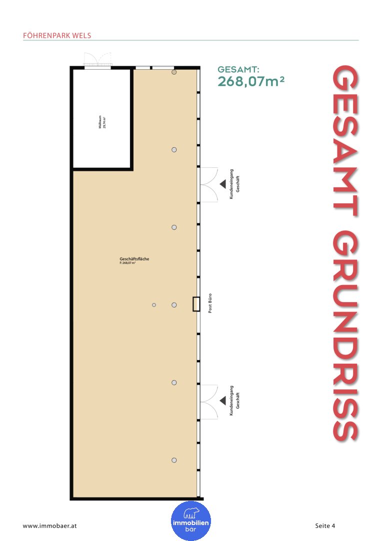 Büro-/Praxisfläche zur Miete 2.136 € Föhrenstraße 18 Lichtenegg Wels 4600