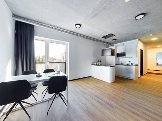 Studio zur Miete nur mit Wohnberechtigungsschein 598 € 1 Zimmer 26,7 m² 2. Geschoss frei ab sofort Gummersbacher Str. 31 Deutz Innenstadt 50679
