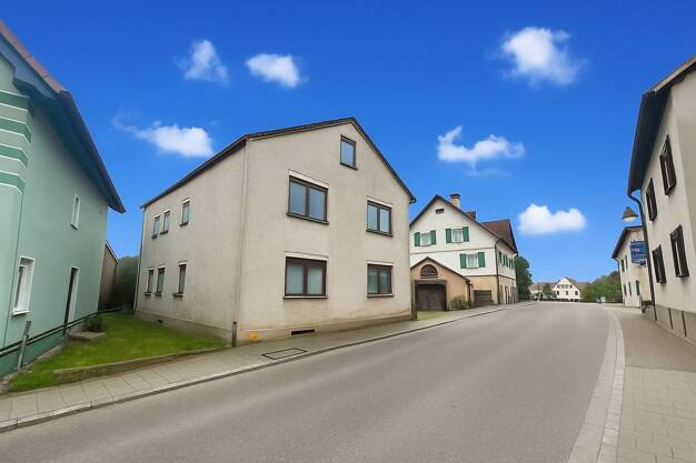 Mehrfamilienhaus zum Kauf 379.000 € 6 Zimmer 178,3 m² 670 m² Grundstück frei ab sofort Thierhaupten Thierhaupten 86672