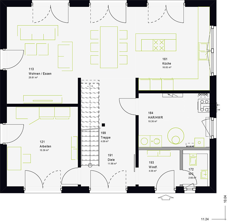 Einfamilienhaus zum Kauf provisionsfrei 307.299 € 5 Zimmer 170 m²<br/>Wohnfläche 735 m²<br/>Grundstück Sonderhofen Gelchsheim 97255