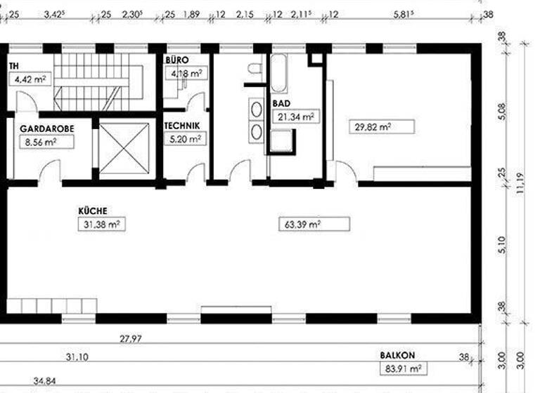 Loft zum Kauf 599.000 € 3 Zimmer 159 m²<br/>Wohnfläche 1.<br/>Geschoss Weststadt Ulm 89077