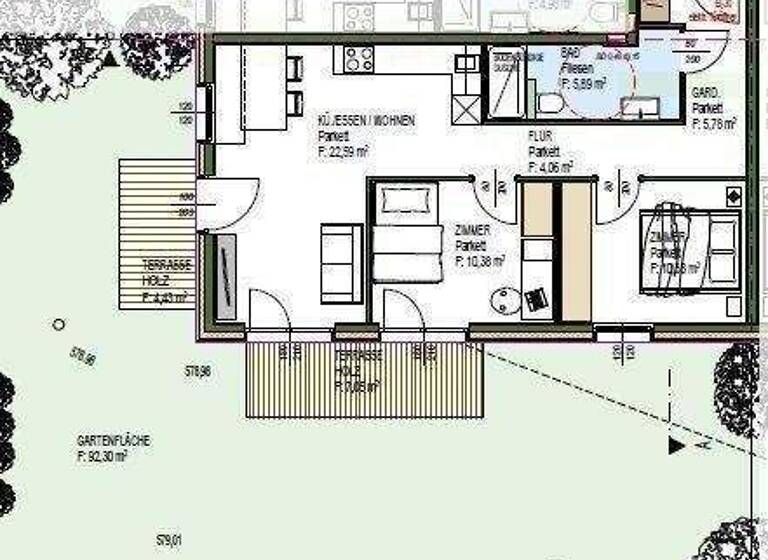 Wohnung zum Kauf 587.000 € 3 Zimmer 59 m² EG frei ab sofort Kranewitterstraße 16 Pradl Innsbruck-Stadt 6020