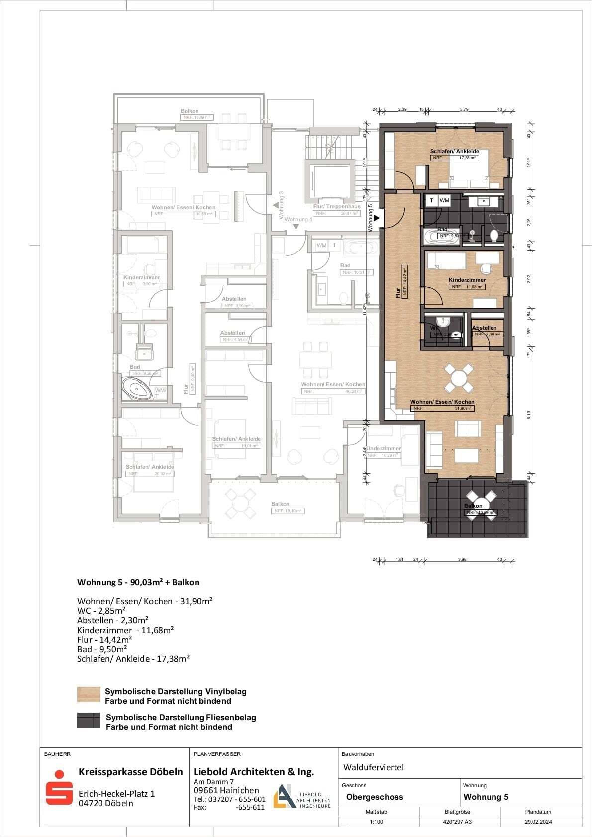 Wohnung zur Miete 1.114 € 3 Zimmer 96,9 m²<br/>Wohnfläche 1.<br/>Geschoss ab sofort<br/>Verfügbarkeit Döbeln Döbeln 04720