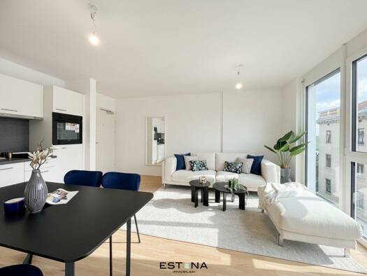 Wohnung zur Miete - Erstbezug 849 € 2 Zimmer 36,2 m² 4. Geschoss Leebgasse Favoriten 1100