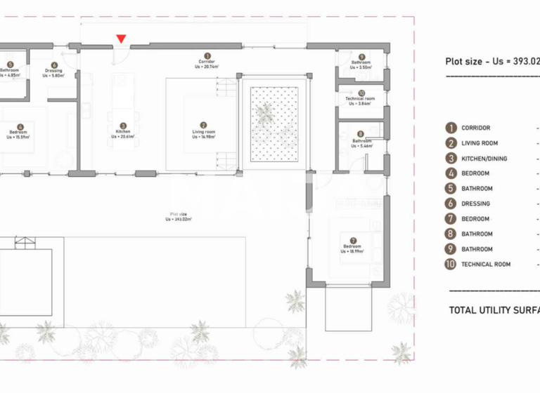 Villa zum Kauf 248.300 € 3 Zimmer 116 m² 6.600 m² Grundstück Paje Zanzibar