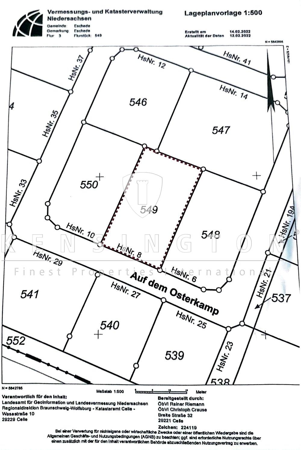 Grundstück zum Kauf 59.000 € 738 m²<br/>Grundstück Eschede Eschede 29348