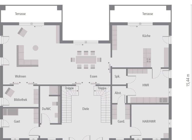 Villa zum Kauf provisionsfrei 887.900 € 7 Zimmer 380 m² 589 m² Grundstück Rieden 56745