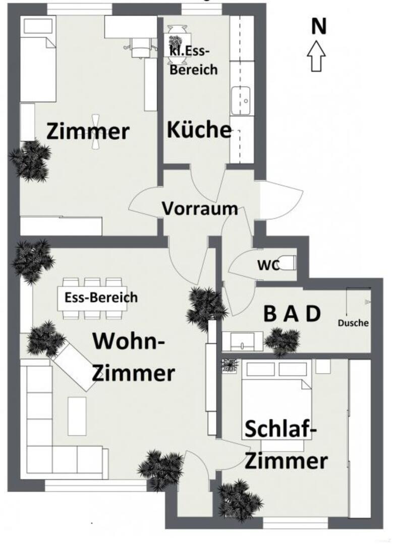 Wohnung zur Miete 758 € 3 Zimmer 78,4 m²<br/>Wohnfläche Waltendorf Graz 8010