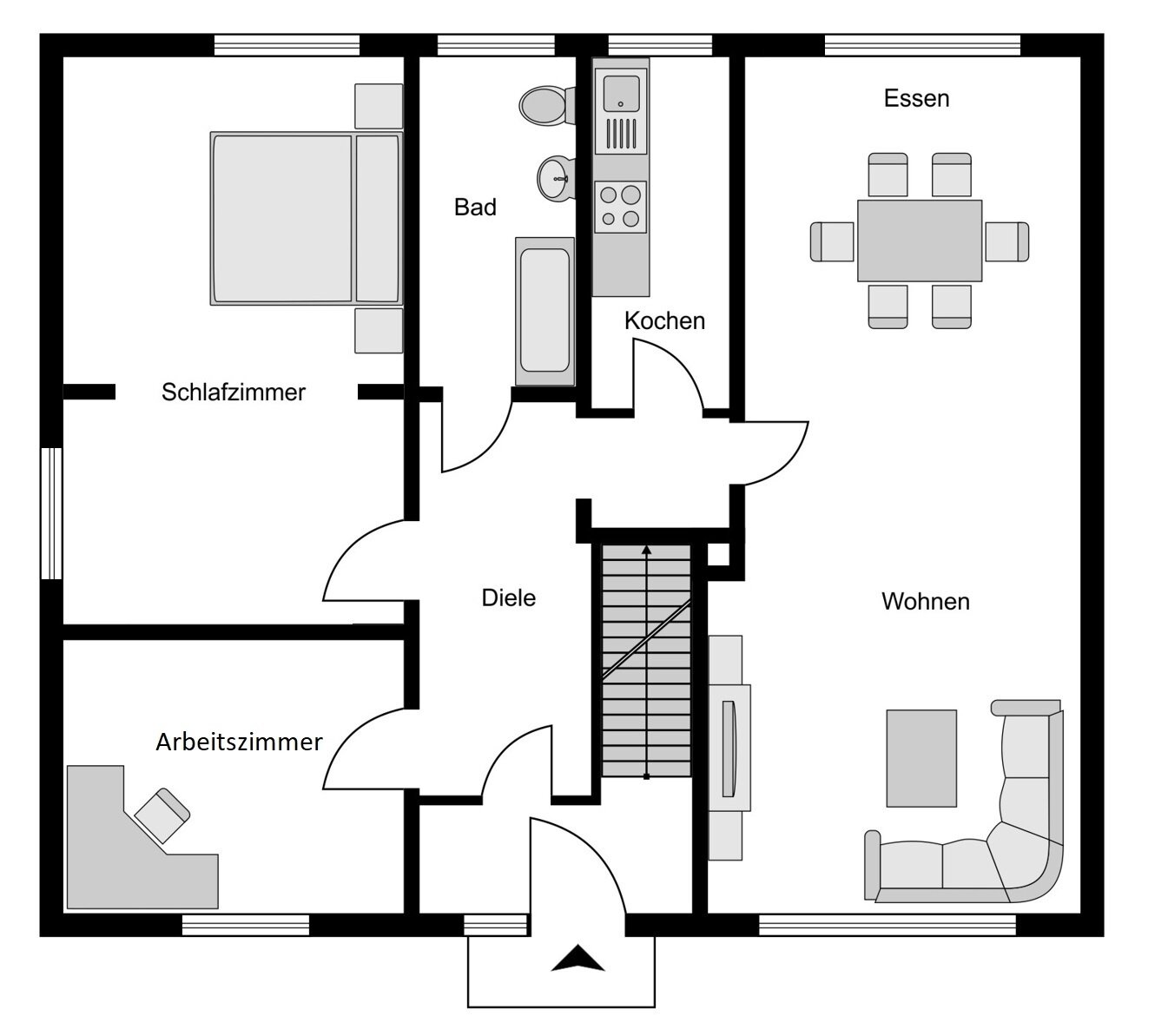 Mehrfamilienhaus zum Kauf 329.000 € 7,5 Zimmer 134,5 m²<br/>Wohnfläche 376 m²<br/>Grundstück Stiepel Bochum / Stiepel 44797