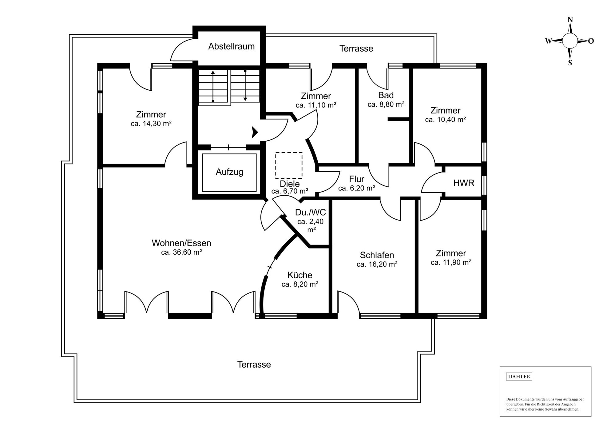 Penthouse zur Miete 2.140 € 6 Zimmer 171,6 m²<br/>Wohnfläche Wehlheiden Kassel 34121