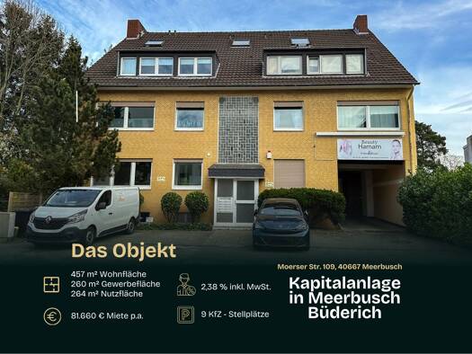 Mehrfamilienhaus zum Kauf 1.799.000 € 14 Zimmer 457,1 m² 893 m² Grundstück Büderich Meerbusch 40667