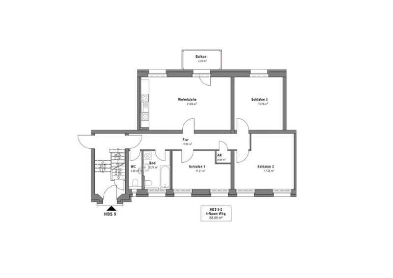 Wohnung zum Kauf provisionsfrei 100.000 € 4 Zimmer 94 m²<br/>Wohnfläche ab sofort<br/>Verfügbarkeit Heinrichsberger Str. Siedlung Rothensee Magdeburg 39126