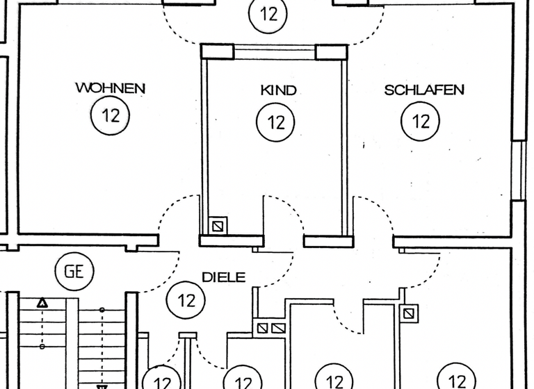 Wohnung zum Kauf 280.000 € 4 Zimmer 80 m² 2. Geschoss Bad Cannstatt Stuttgart 70374