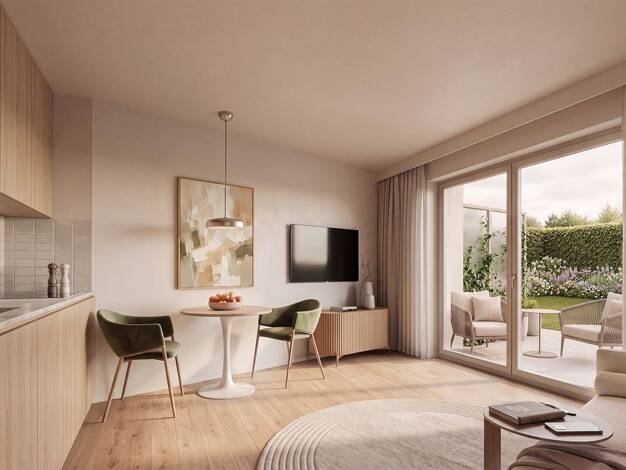 Wohnung zum Kauf provisionsfrei 469.000 € 2 Zimmer 50,7 m² EG Vogelweide 3 Neufahrn Neufahrn bei Freising 85375