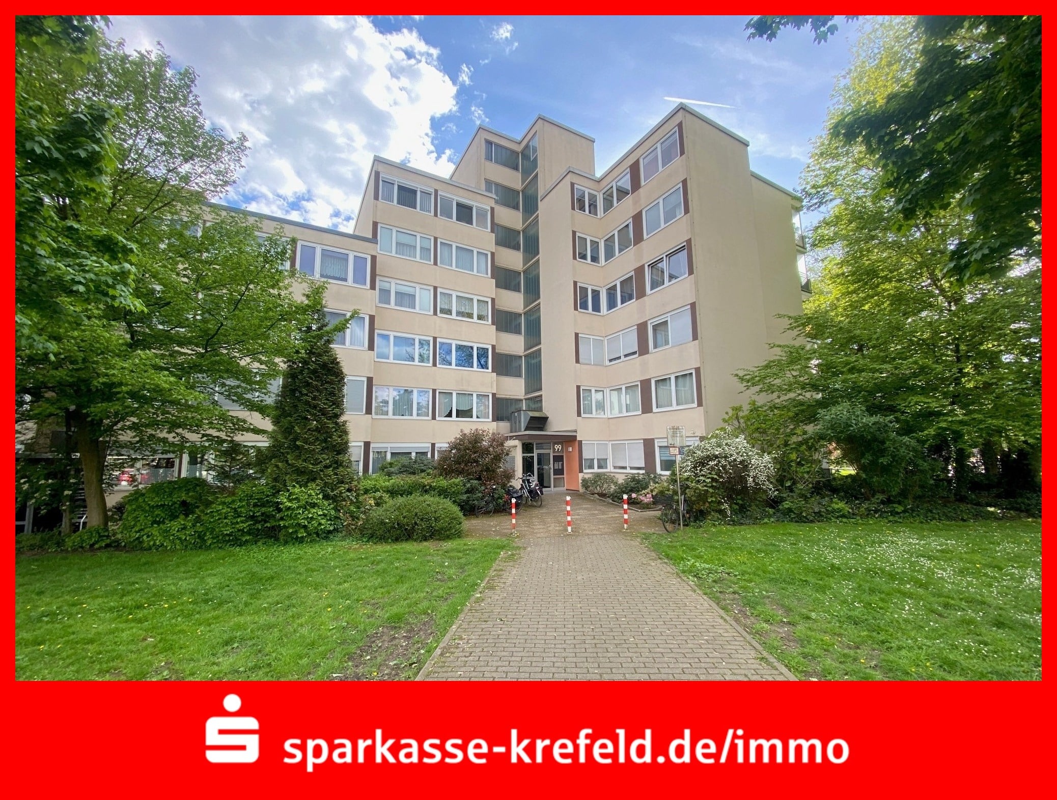 Wohnung zum Kauf 159.999 € 3 Zimmer 81,1 m²<br/>Wohnfläche 5.<br/>Geschoss Moers - Mitte Moers 47441