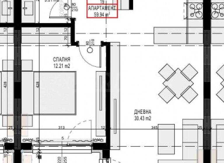 Studio zum Kauf 177.000 € 2 Zimmer 75 m² Sofia