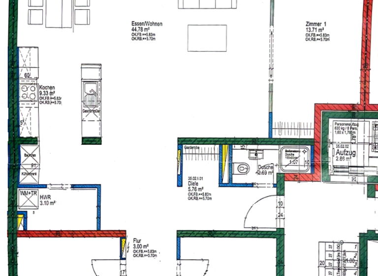Wohnung zur Miete 1.610 € 4 Zimmer 129,5 m² frei ab 01.04.2026 Lörrach 79539