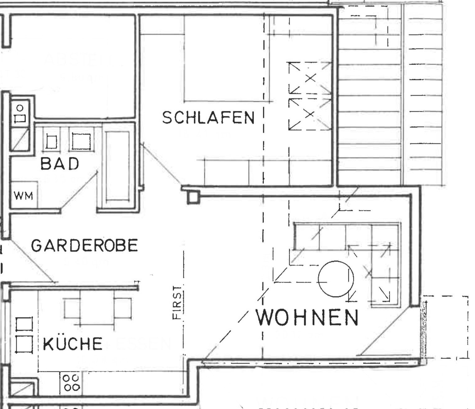 Wohnung zur Miete 870 € 2 Zimmer 62 m²<br/>Wohnfläche 3.<br/>Geschoss Ludwigsburg - Mitte Ludwigsburg 71638