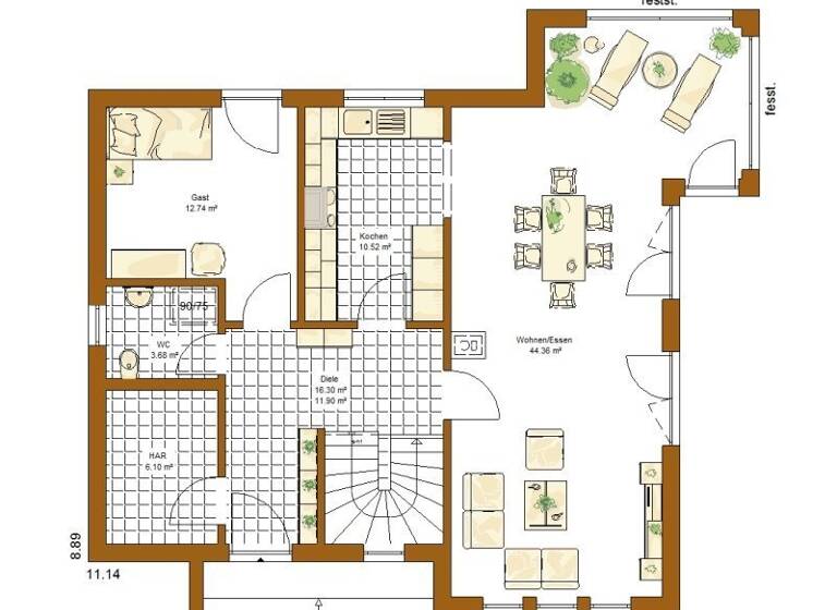 Einfamilienhaus zum Kauf 950.300 € 5 Zimmer 169 m² 831 m² Grundstück Ramsach Penzing 86929