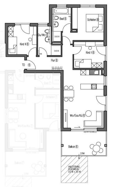 Wohnung zum Kauf provisionsfrei 619.900 € 4 Zimmer 93,3 m²<br/>Wohnfläche Beethovenstraße 64 Ludwigsburg - Ost Ludwigsburg 71640