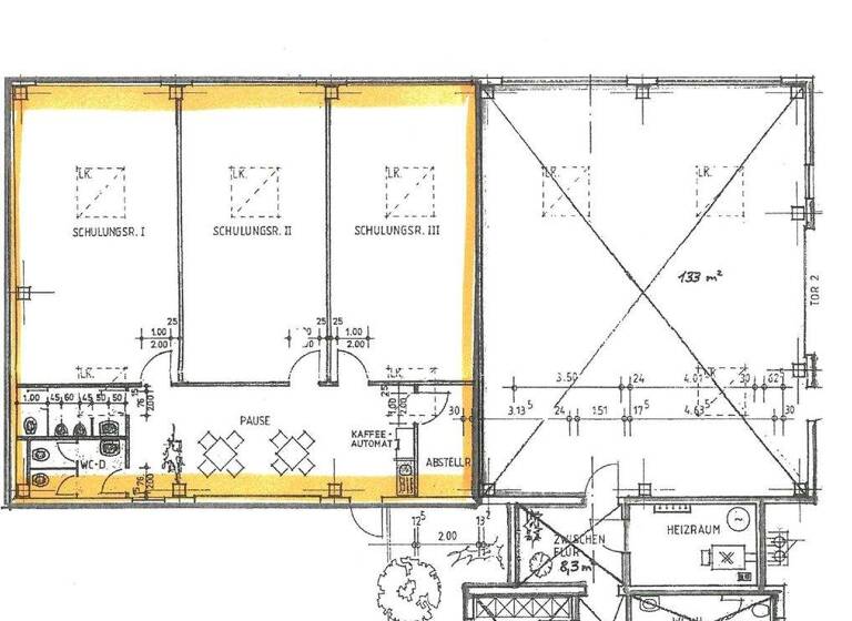 Büro zur Miete 1.400 € 197 m² Bürofläche Frommern Balingen 72336