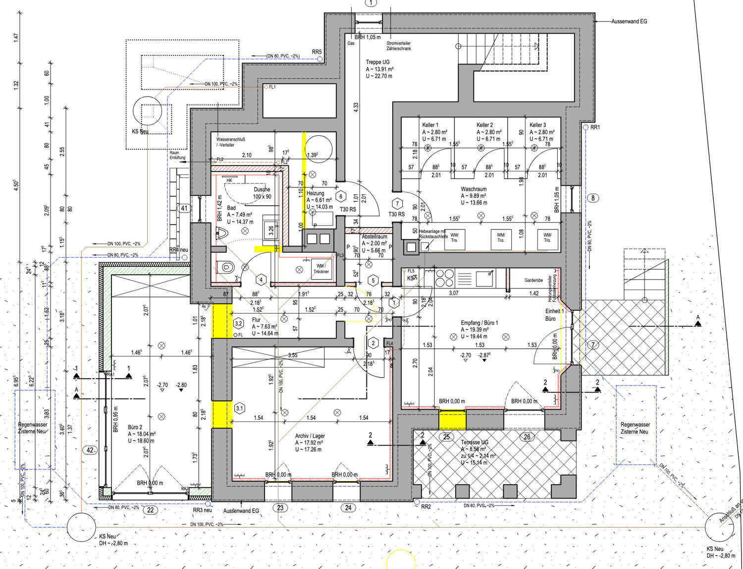 Bürofläche zur Miete 20,42 € 3 Zimmer Überlingen Überlingen 88662