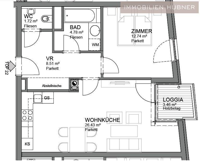 Wohnung zur Miete 982 € 2 Zimmer 55 m²<br/>Wohnfläche 2.<br/>Geschoss Wien 1120