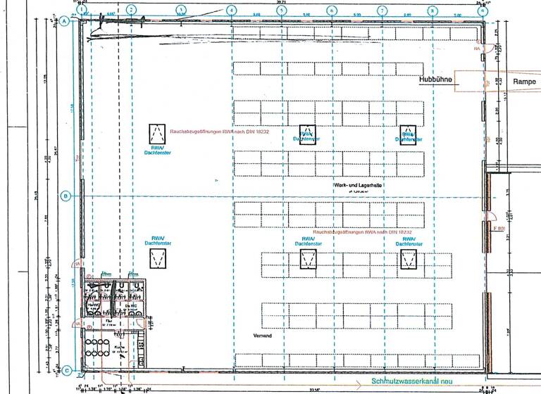 Lagerhalle zur Miete 5,90 € 1.500 m² Lagerfläche Klöcknerstraße 5 Dalum Geeste 49744