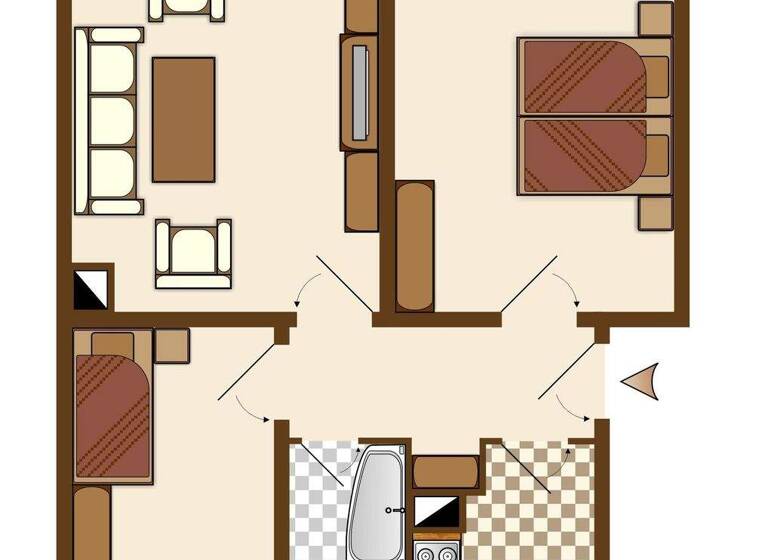 Wohnung zur Miete 315 € 3 Zimmer 57,4 m² EG frei ab sofort Weißenfelser Str. 23a Langendorf Weißenfels 06667