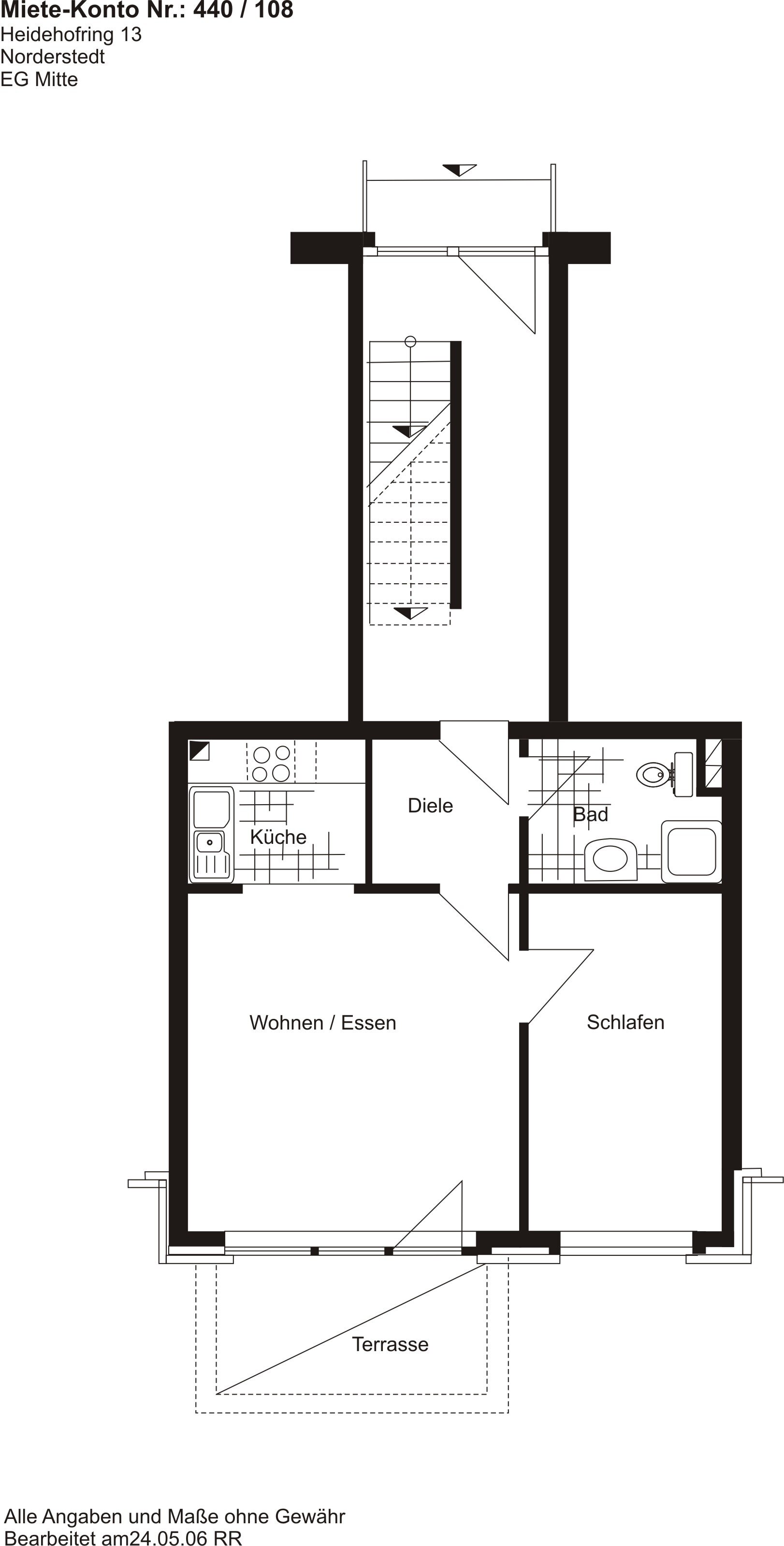 Wohnung zur Miete 590 € 1,5 Zimmer 47,3 m²<br/>Wohnfläche EG<br/>Geschoss 01.02.2025<br/>Verfügbarkeit Heidehofring 13 Harksheide Norderstedt 22850