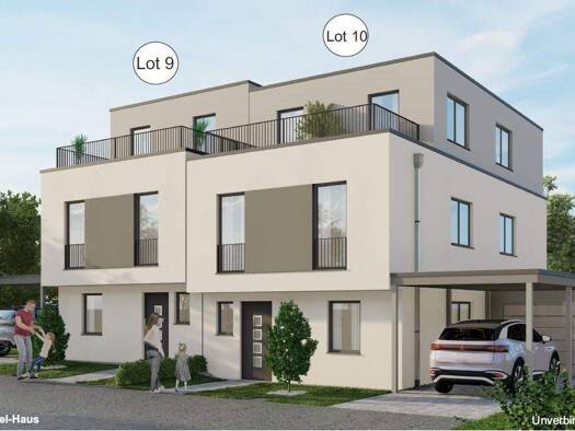 Haus zum Kauf - Erstbezug provisionsfrei 1.949.000 € 5 Zimmer 194 m² 397 m² Grundstück Bertrange 8041