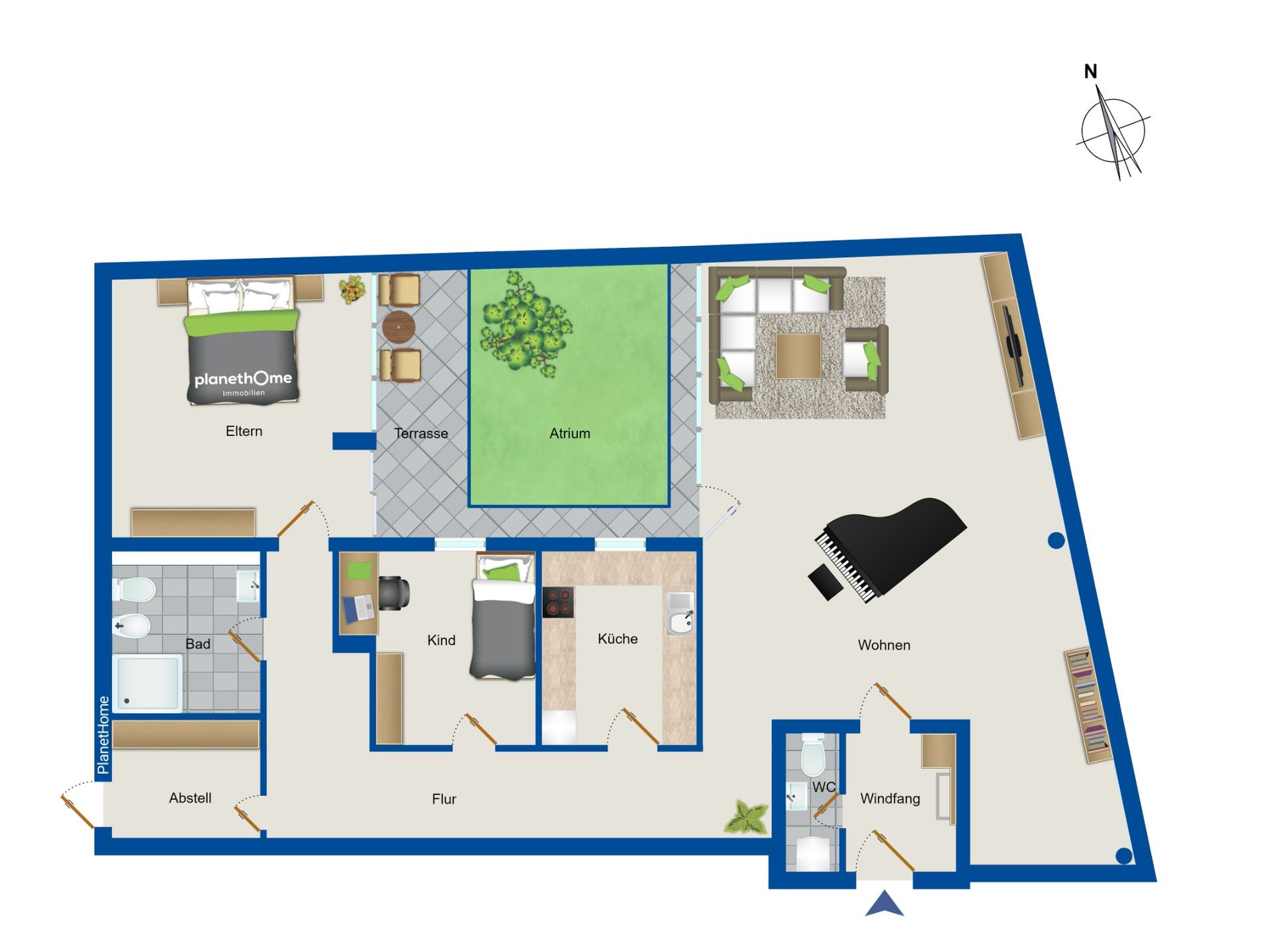 Wohnung zum Kauf 675.000 € 3 Zimmer 154,4 m²<br/>Wohnfläche 1.<br/>Geschoss Königswinter Königswinter 53639