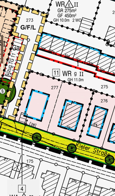 Grundstück zum Kauf 299.000 € 550 m²<br/>Grundstück Kieler Str. 28 Kronshagen 24119