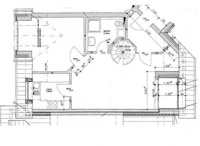 Maisonette zur Miete 675 € 3 Zimmer 83 m² 3. Geschoss Norden 26506