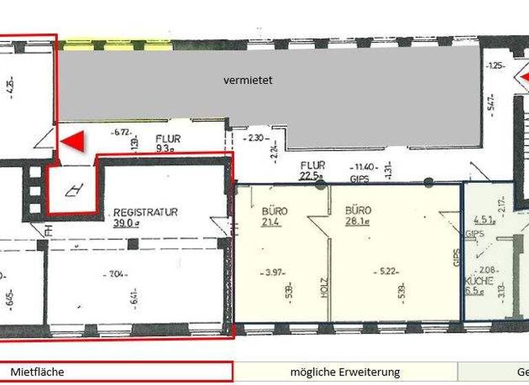 Bürofläche zur Miete 2.400 € 211 m² Bürofläche teilbar ab 211 m² Prien 83209