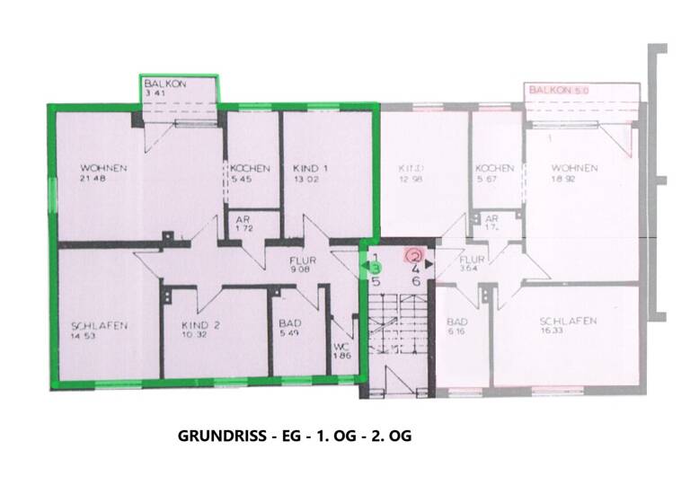 Wohnung zum Kauf 165.000 € 4 Zimmer 85 m² 1. Geschoss Regen 94209