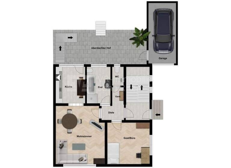 Mehrfamilienhaus zum Kauf 642.000 € 7 Zimmer 187 m² 395 m² Grundstück Friesdorf Bonn 53175