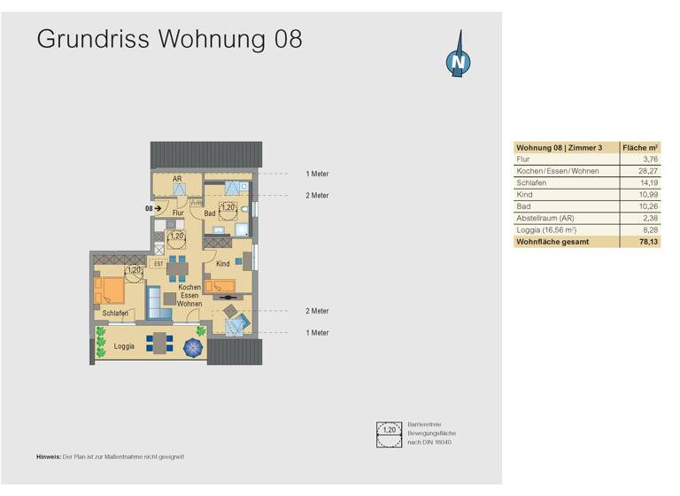 Wohnung zum Kauf - Erstbezug 517.000 € 3 Zimmer 78,1 m² Reichelsdorf Nürnberg 90453