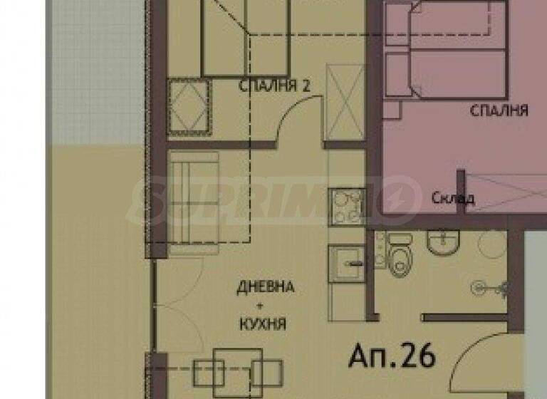 Studio zum Kauf 83.929 € 3 Zimmer 64,8 m² Sozopol