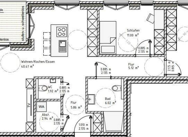 Wohnung zum Kauf provisionsfrei 425.000 € 3 Zimmer 94,9 m² 1. Geschoss Wildeshausen 27793