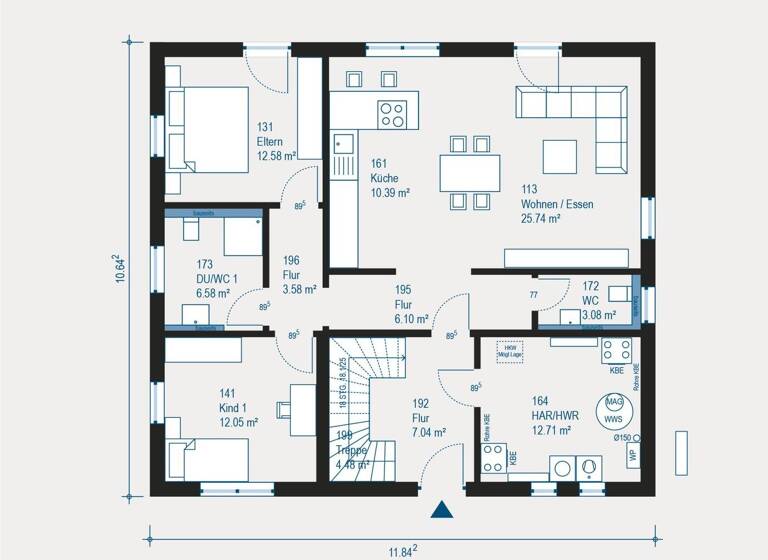 Mehrfamilienhaus zum Kauf 516.980 € 6 Zimmer 196,1 m² 1.097 m² Grundstück Ottweiler 66564