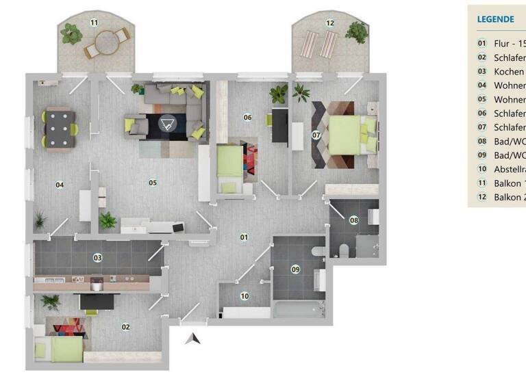 Wohnung zum Kauf 319.000 € 4,5 Zimmer 127 m² EG Bad Freienwalde 16259