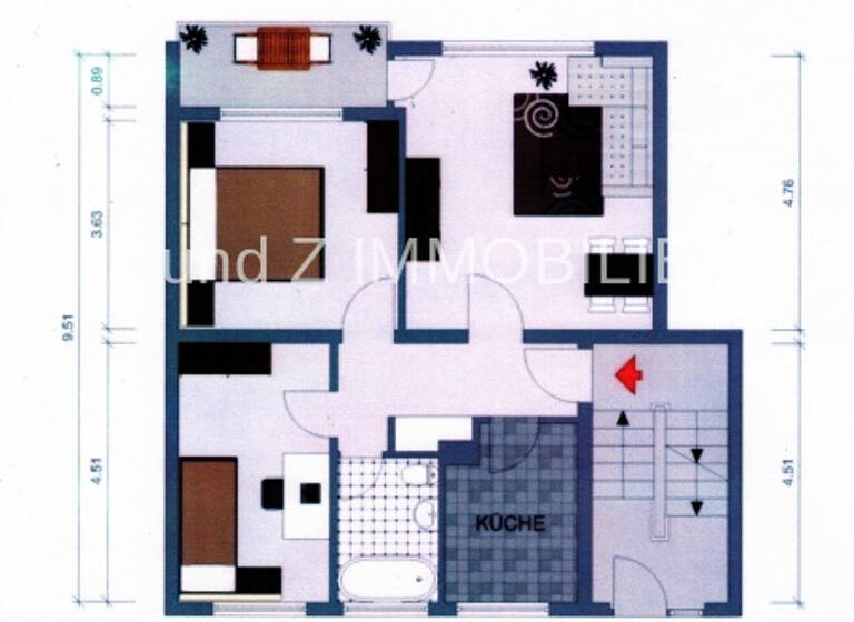 Wohnung zum Kauf 125.000 € 3 Zimmer 67 m²<br/>Wohnfläche Düren Düren 52351