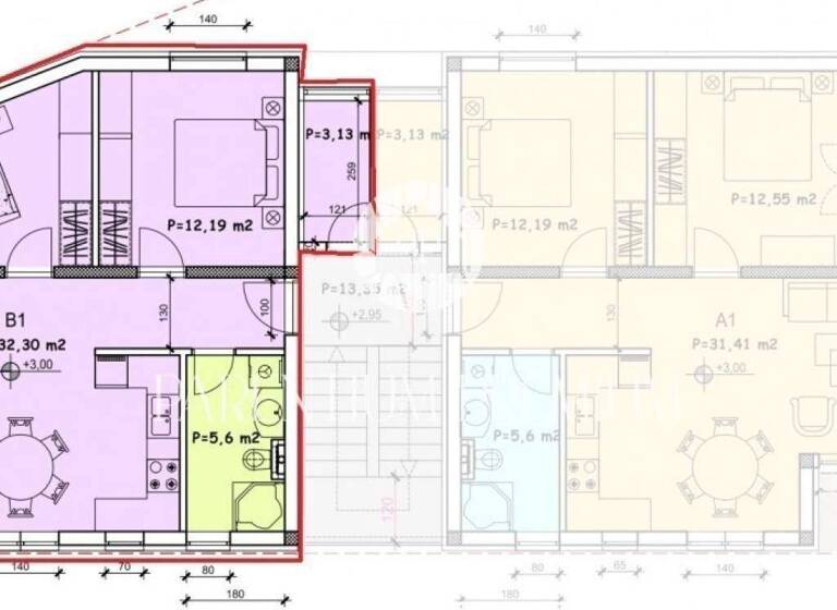 Wohnung zum Kauf 275.000 € 2 Zimmer 69 m² 1. Geschoss Centar - Gulici